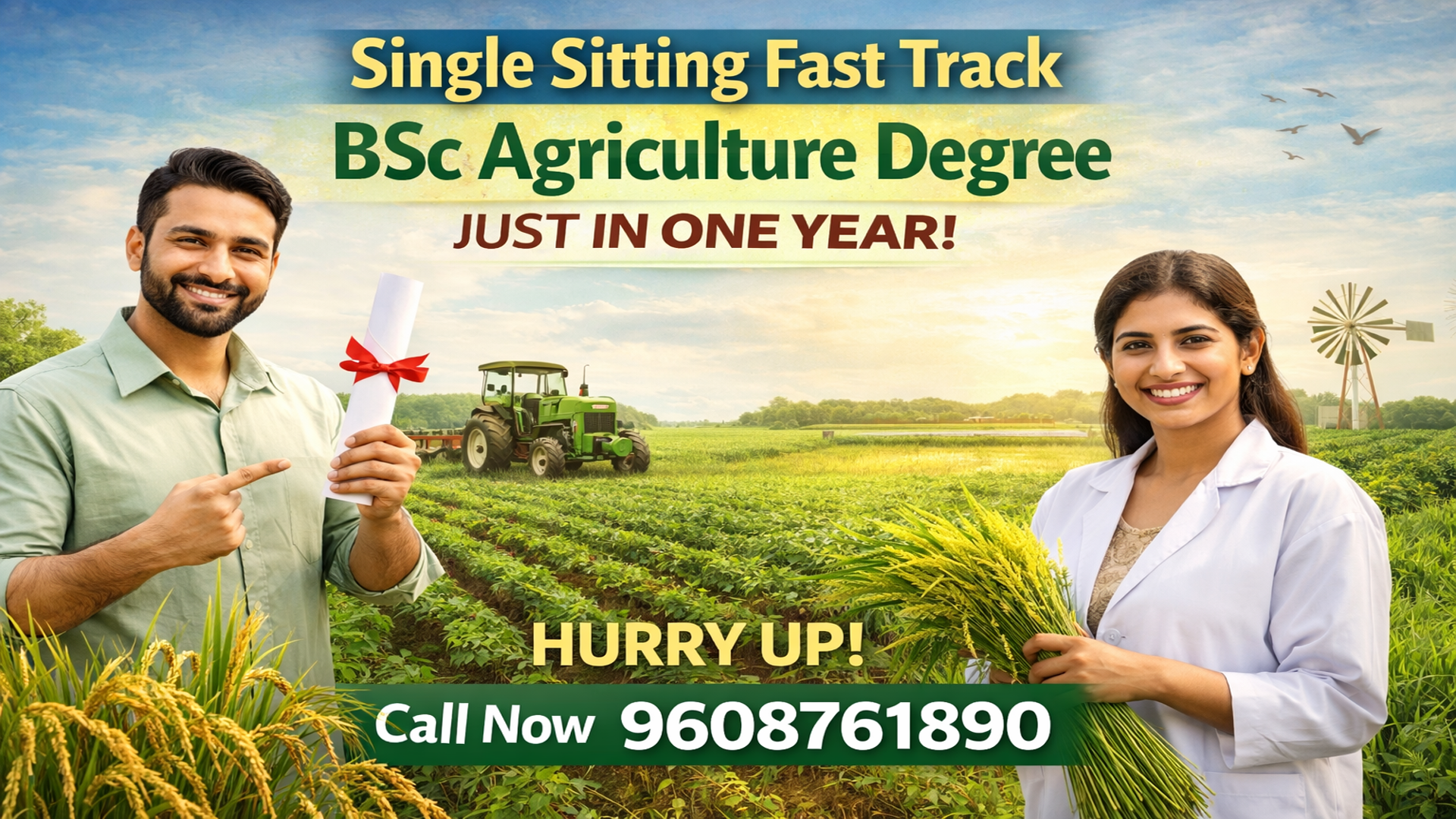 backdated bsc agriculture degree certificate