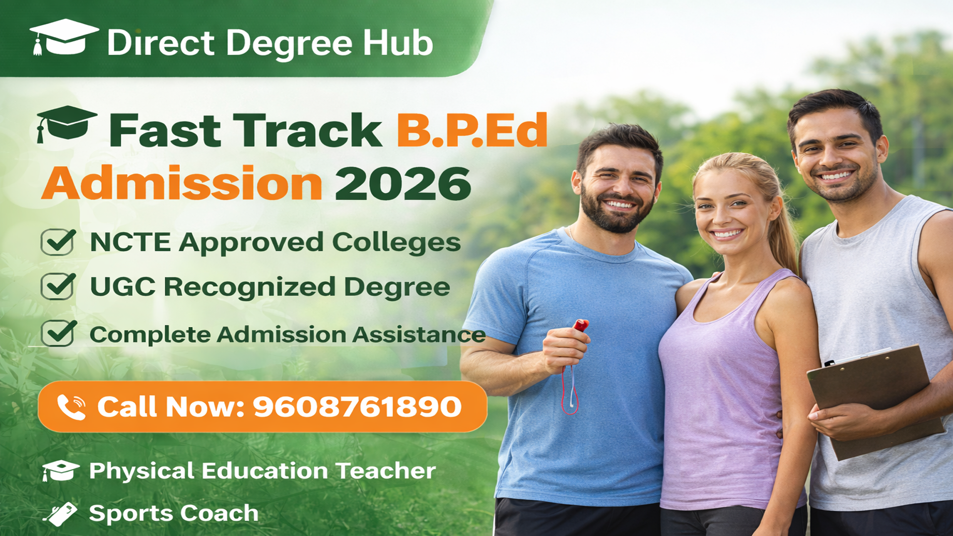 Fast Track BPEd Admission