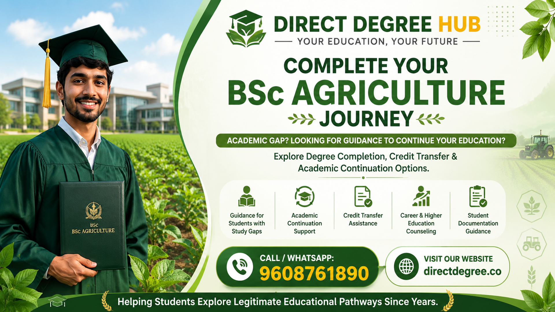 Fast Track Single Sitting BSc Agriculture Degree