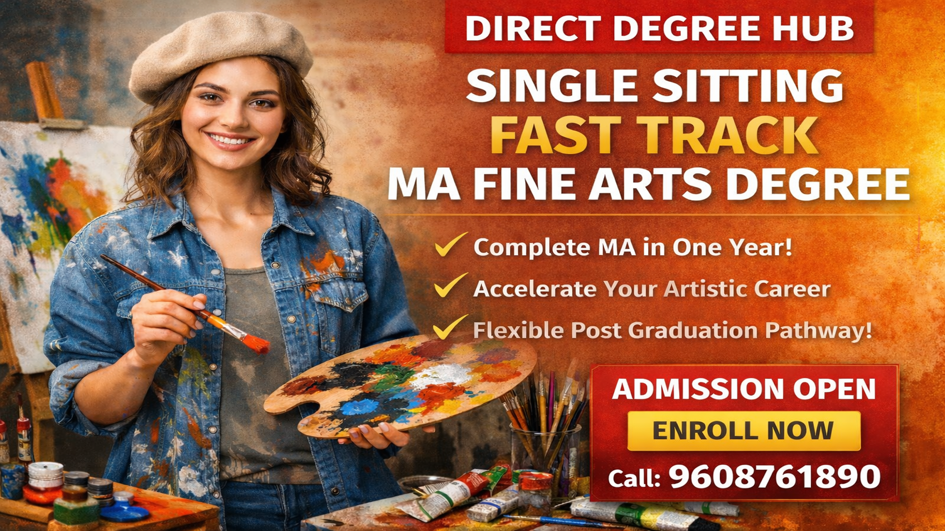 Fast Track MA Fine Arts Degree