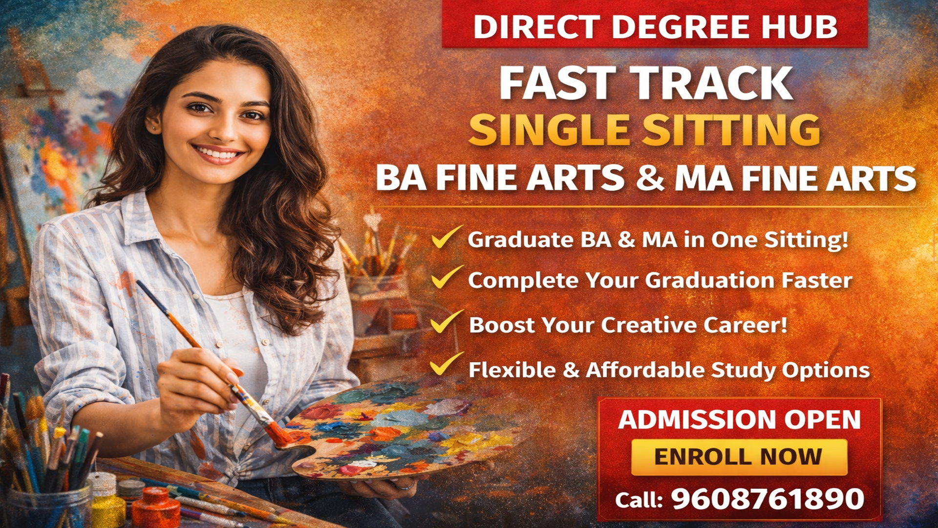 Single Sitting BA Fine Arts Degree